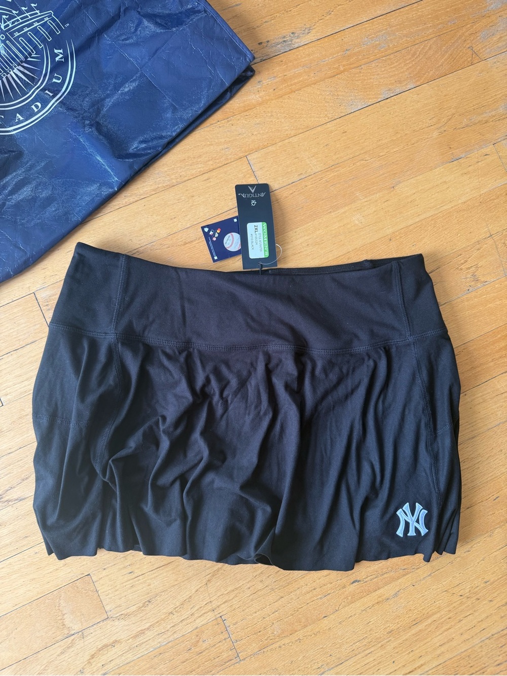 Antigua Black Women's Athletic Skort